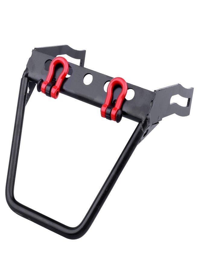 CrazyHobby Metal RC Crawler Front Bumper with Winch Mount Shackles for Axial SCX10 & SCX10 II Redcat Gen7 Gen 8 Upgrades (Type A) - Image 5